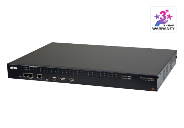 SN0148CO Aten 48-Port Serial Console Server with Dual Power/LAN