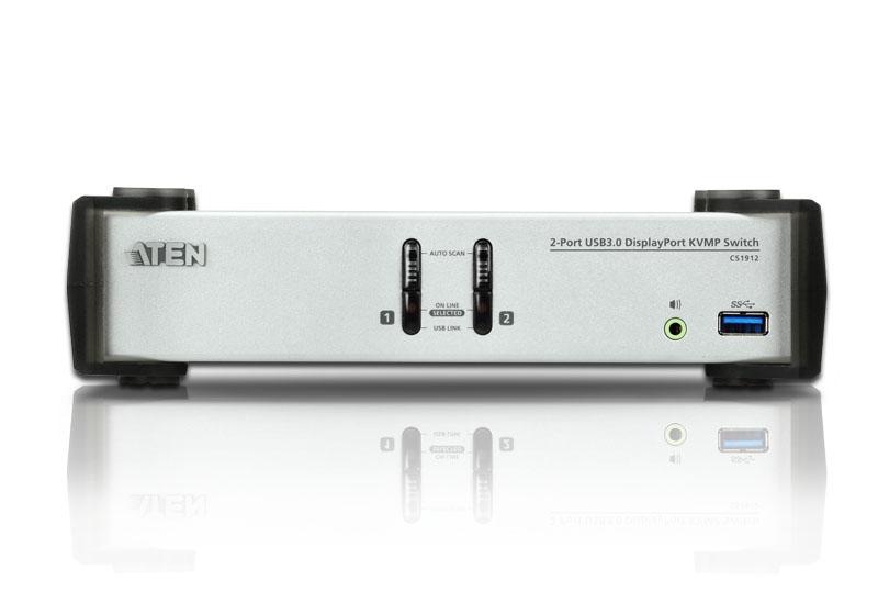CS1912 Aten 2-Port USB 3.0 DisplayPort KVMP Switch KVM Solutions