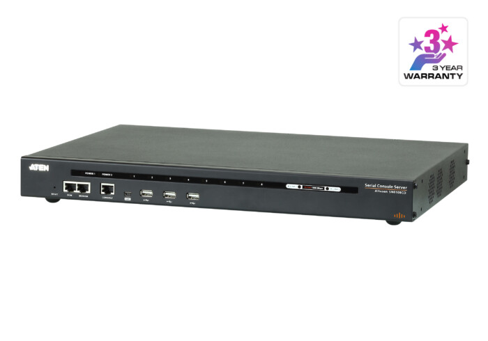 SN0108CO Aten 8-Port Serial Console Server with Dual Power/LAN