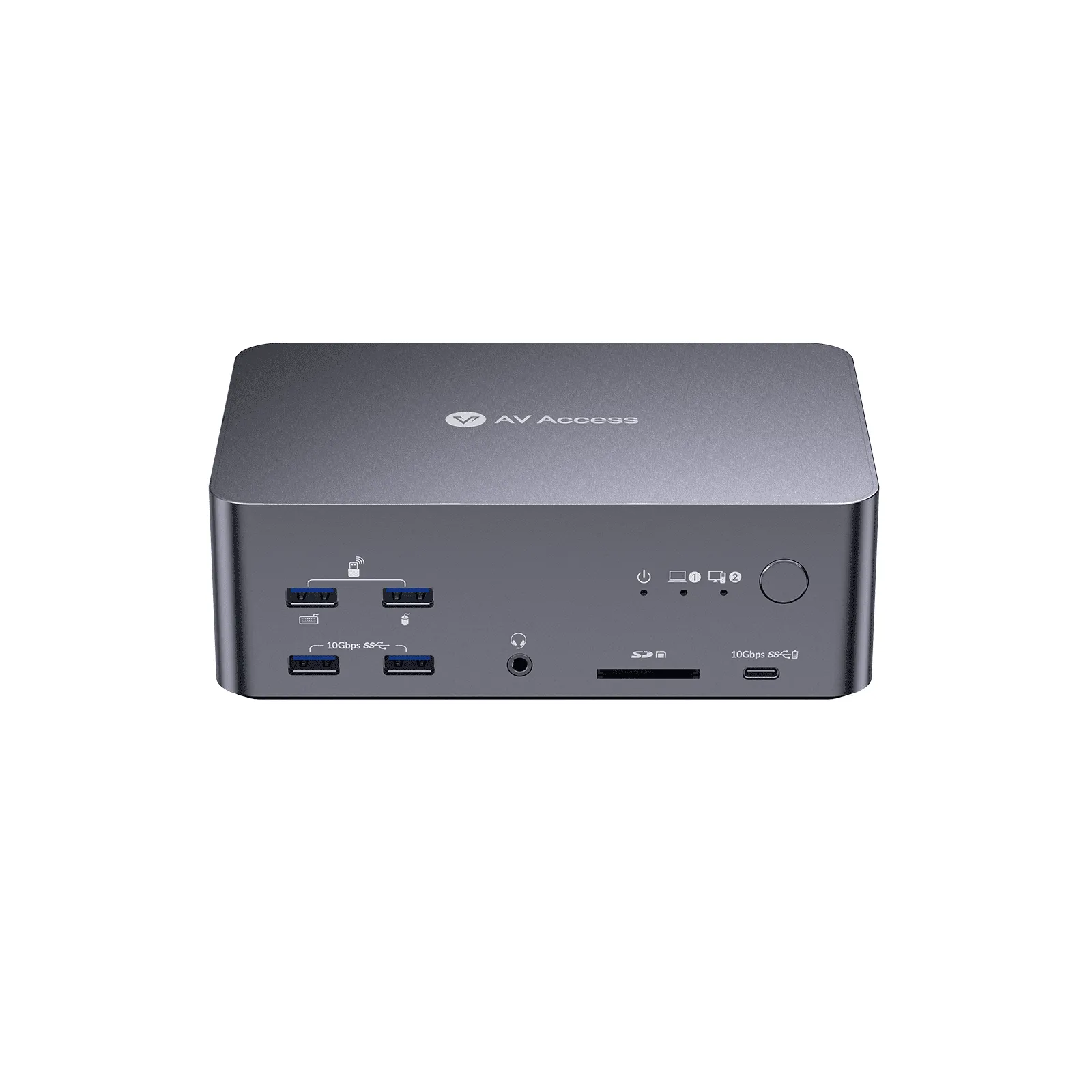 iDock B23 AV Access 8K KVM Switch Docking Station for 1 Laptop & a Laptop (100W) Triple Monitor - Image 2
